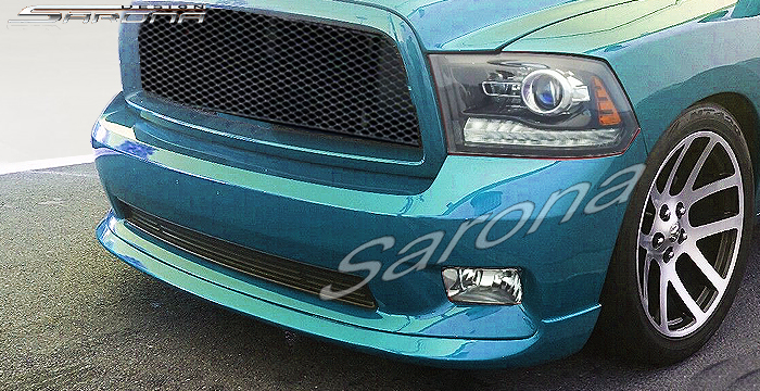 Custom Dodge Ram  Truck Front Lip/Splitter (2009 - 2012) - $299.00 (Part #DG-014-FA)